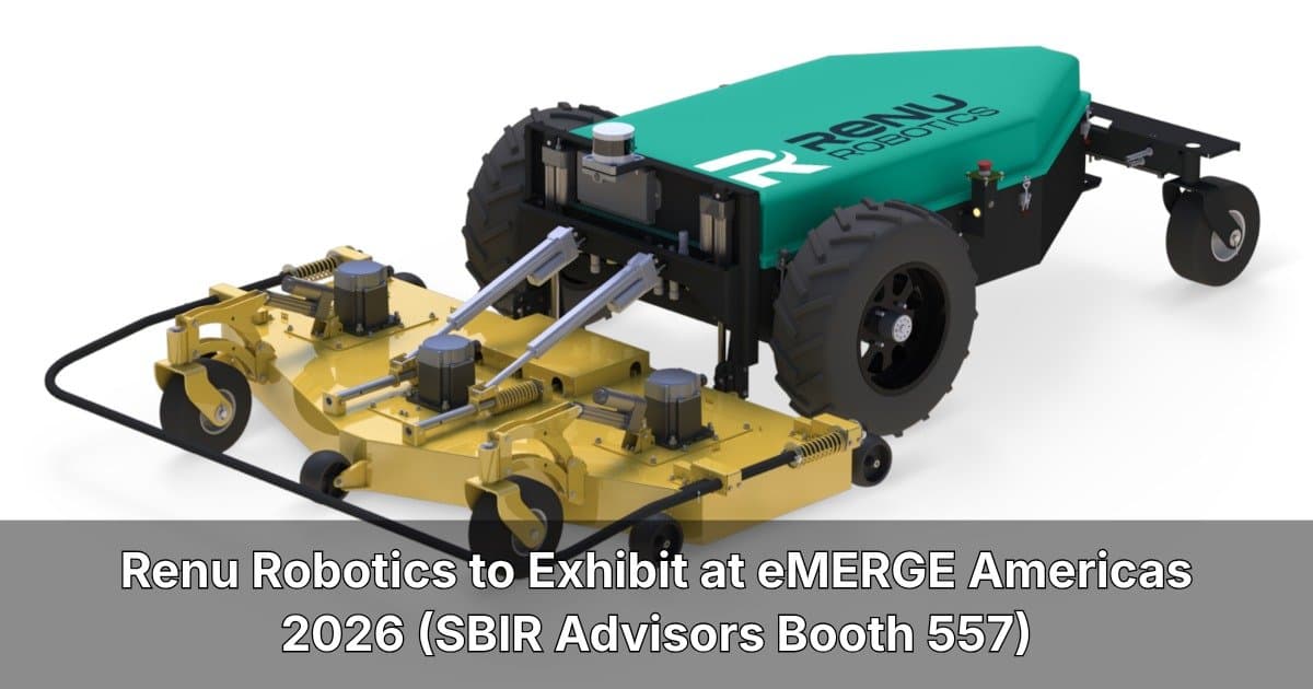 Texas Robotics Company Expands Autonomous Mowing Technology from Solar Farms to Military Applications